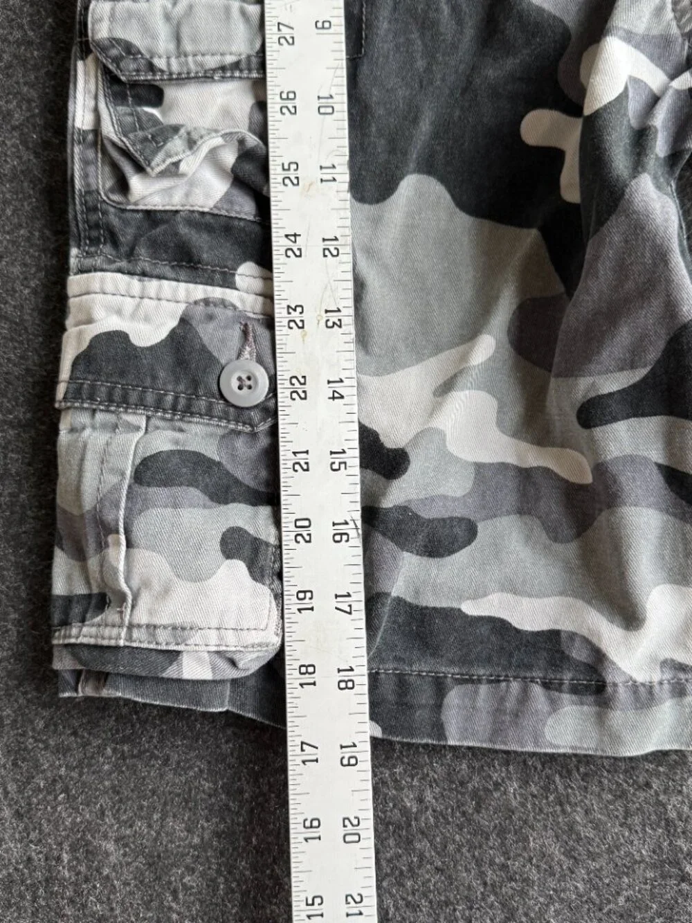Faded Glory Boys Size 12 Camo Cargo Shorts